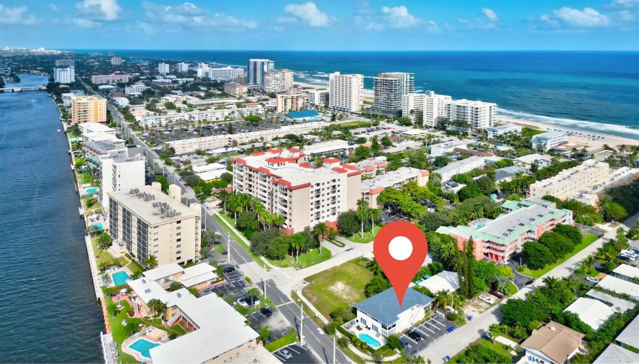 Bright Pompano Beach With Pool Access Bagian luar foto